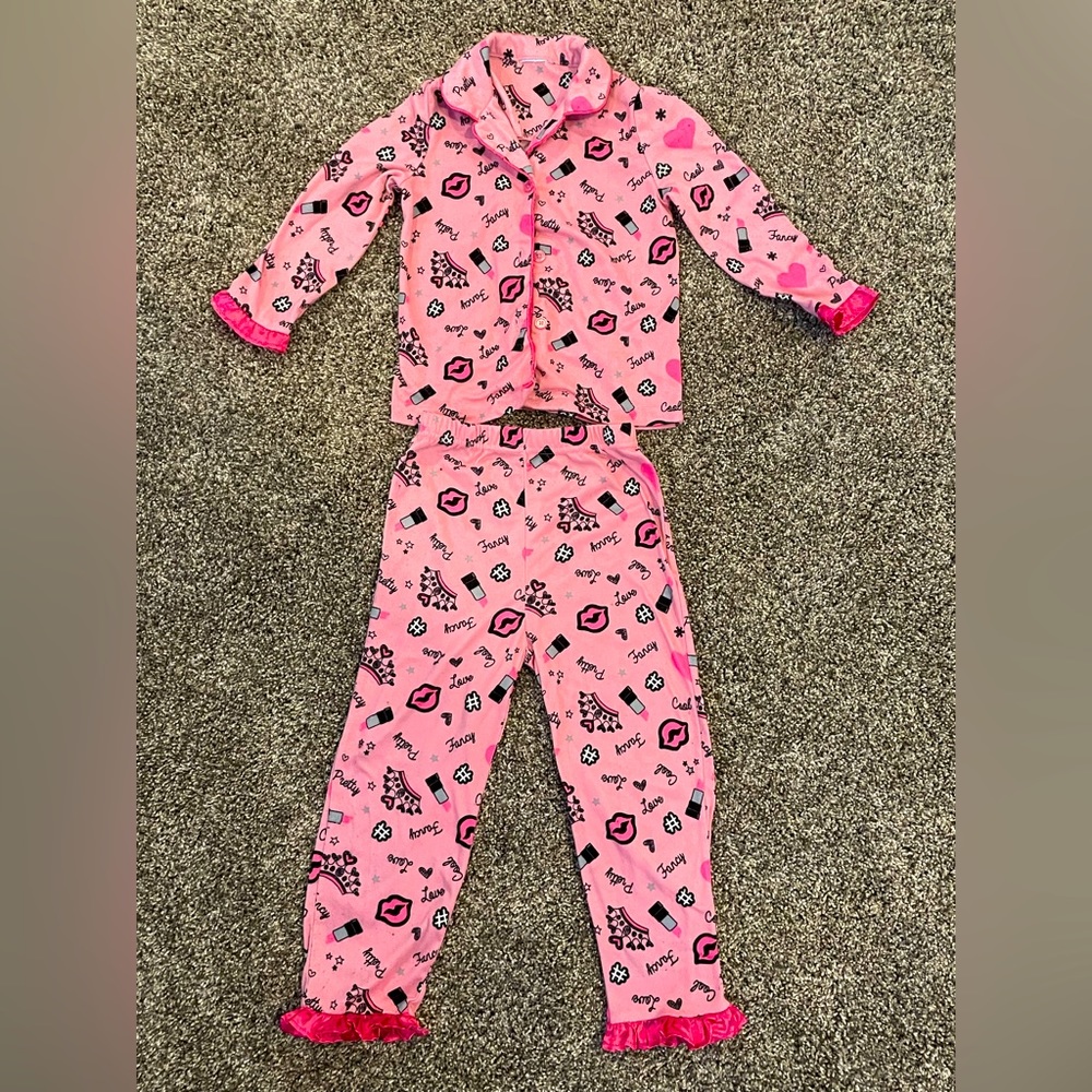 Pink pajama set. 4T